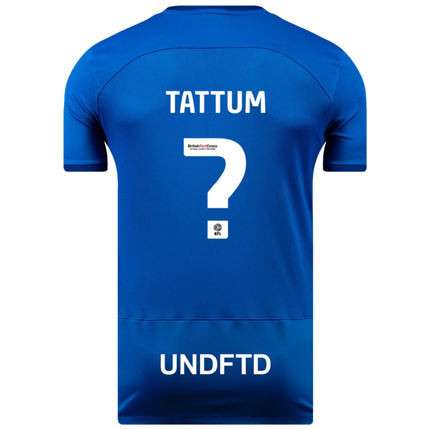 Kandiny Kinder Frank Tattum #0 Blau Heimtrikot Trikot 2023/24 T-Shirt