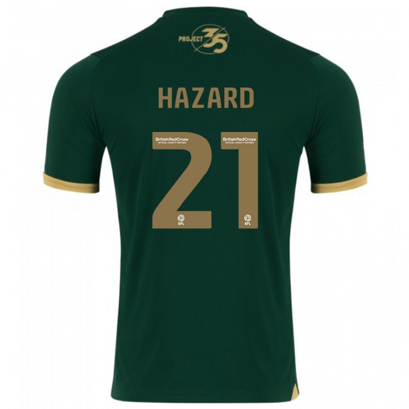 Kandiny Kinder Conor Hazard #21 Grün Heimtrikot Trikot 2023/24 T-Shirt