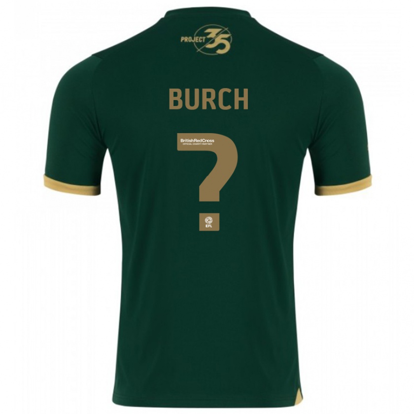 Kandiny Kinder Kian Burch #0 Grün Heimtrikot Trikot 2023/24 T-Shirt