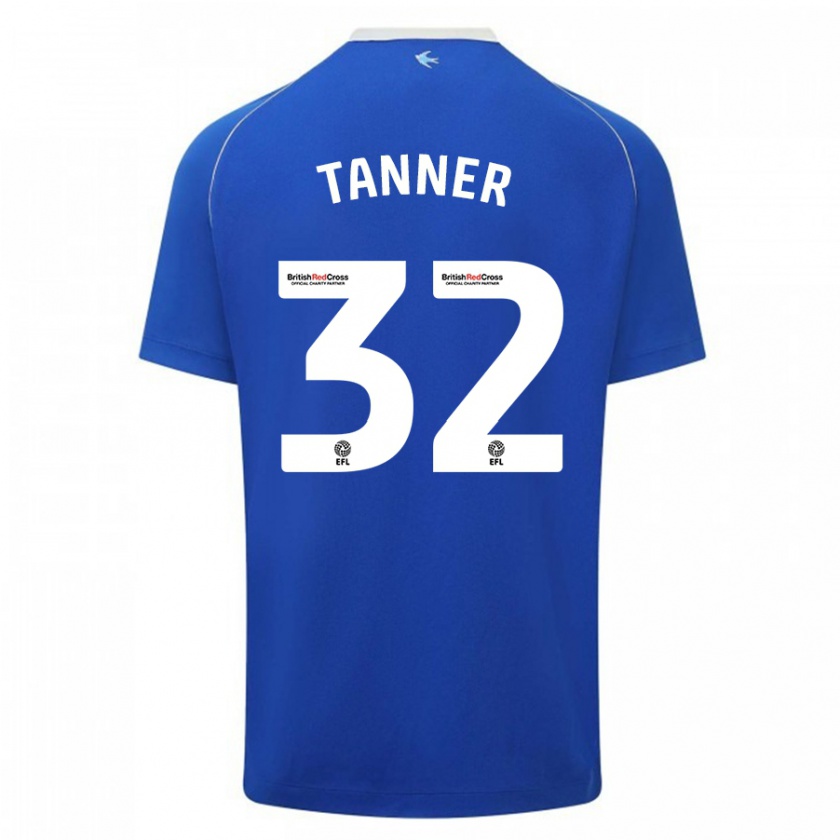 Kandiny Kinder Ollie Tanner #32 Blau Heimtrikot Trikot 2023/24 T-Shirt