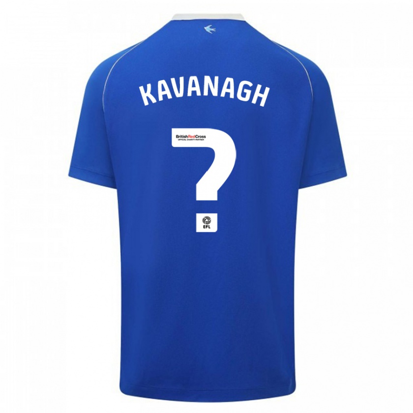 Kandiny Kinder Ryan Kavanagh #0 Blau Heimtrikot Trikot 2023/24 T-Shirt