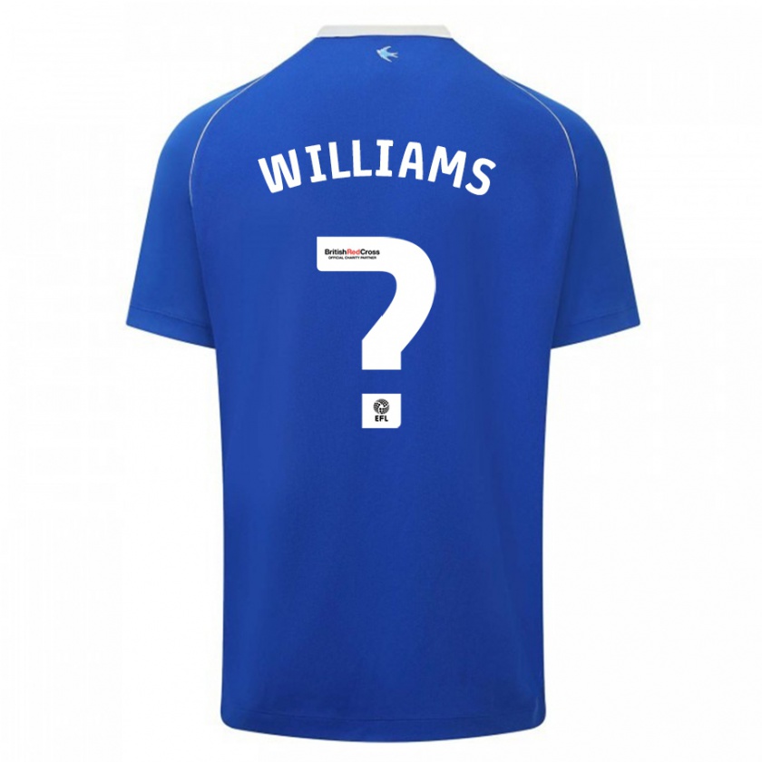 Kandiny Kinder Noah Williams #0 Blau Heimtrikot Trikot 2023/24 T-Shirt