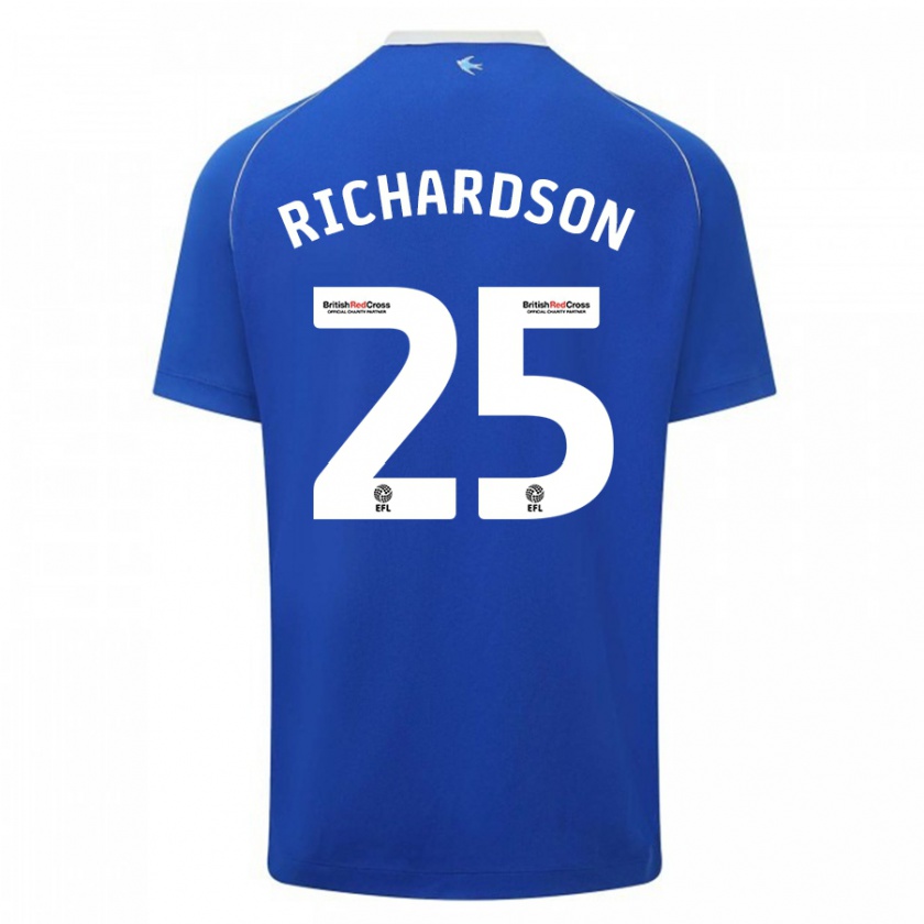 Kandiny Kinder Tija Richardson #25 Blau Heimtrikot Trikot 2023/24 T-Shirt