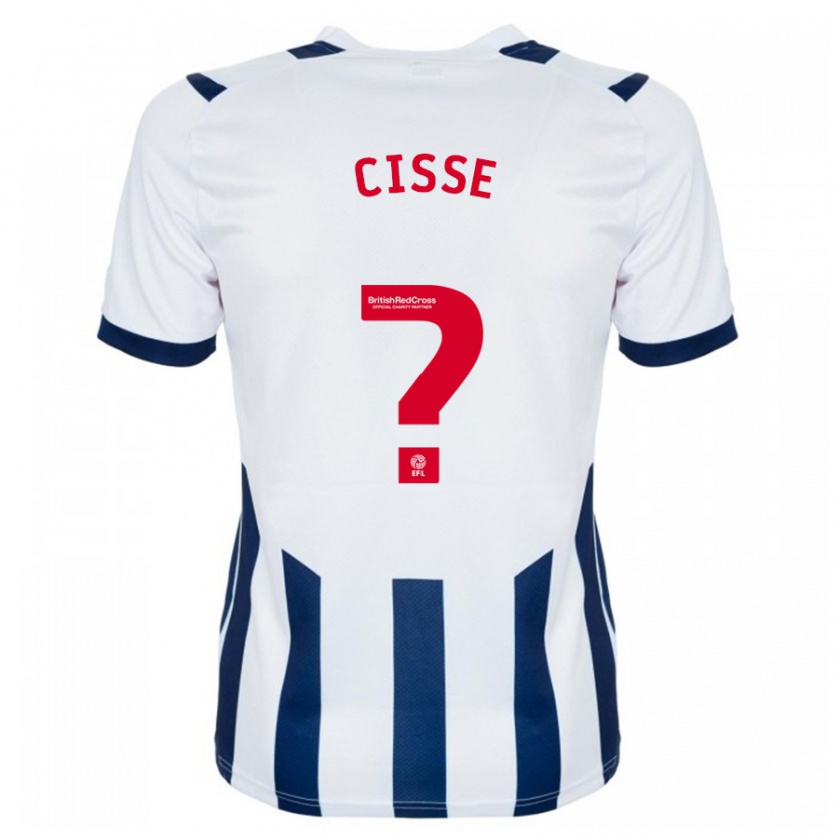 Kandiny Kinder Ben Cisse #0 Weiß Heimtrikot Trikot 2023/24 T-Shirt