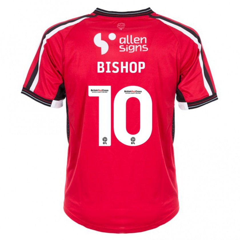 Kandiny Kinder Teddy Bishop #10 Rot Heimtrikot Trikot 2023/24 T-Shirt