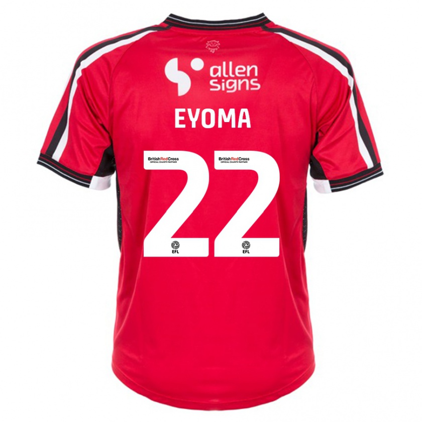 Kandiny Kinder Timothy Eyoma #22 Rot Heimtrikot Trikot 2023/24 T-Shirt