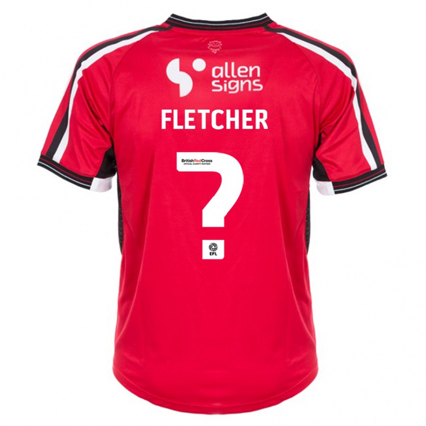 Kandiny Kinder Sinead Fletcher #0 Rot Heimtrikot Trikot 2023/24 T-Shirt