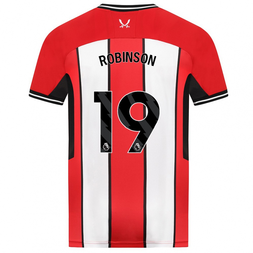 Kandiny Kinder Jack Robinson #19 Rot Heimtrikot Trikot 2023/24 T-Shirt