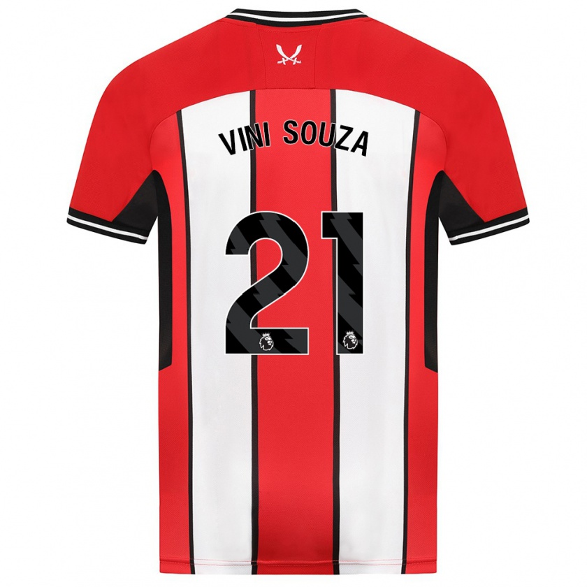 Kandiny Kinder Vini Souza #21 Rot Heimtrikot Trikot 2023/24 T-Shirt