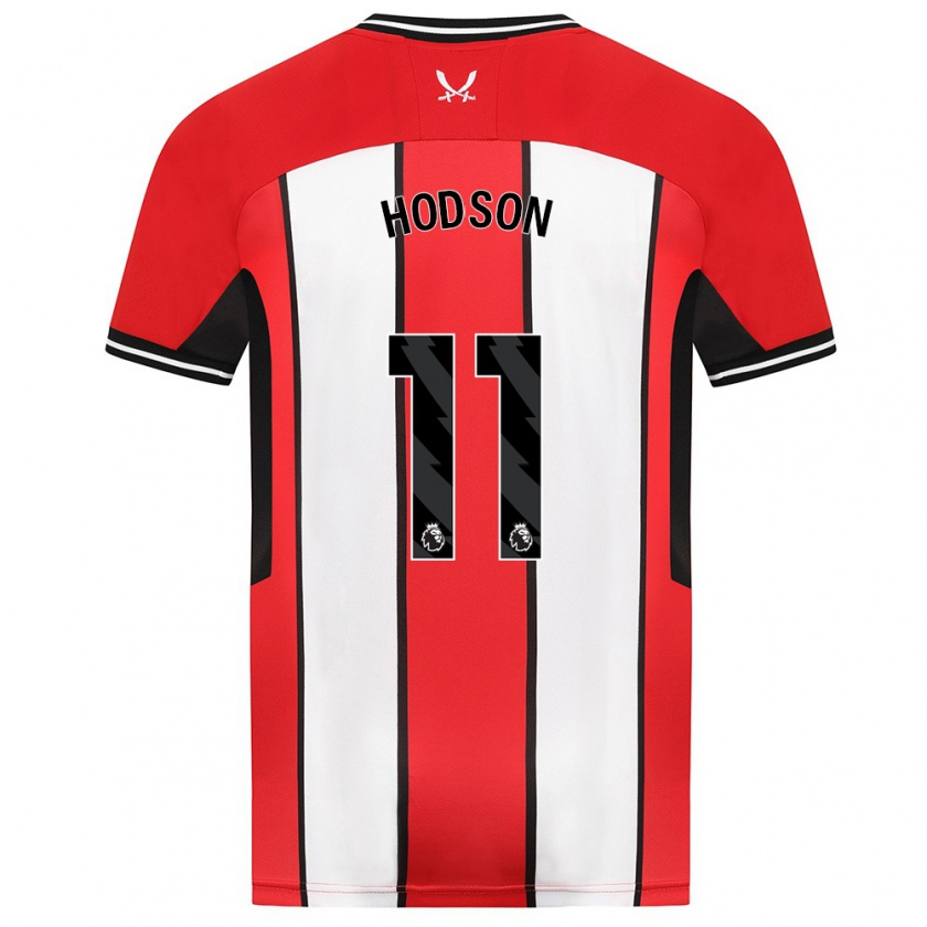 Kandiny Kinder Ashley Hodson #11 Rot Heimtrikot Trikot 2023/24 T-Shirt