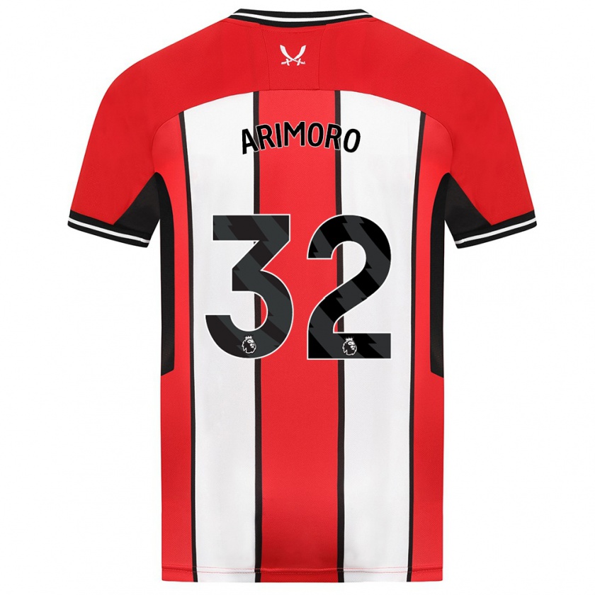 Kandiny Kinder Juliet Khinde Adebowale-Arimoro #32 Rot Heimtrikot Trikot 2023/24 T-Shirt