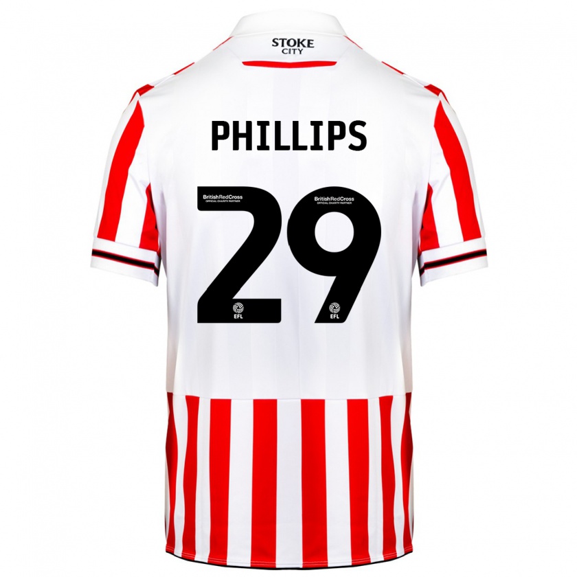 Kandiny Kinder D'margio Wright-Phillips #29 Rot-Weiss Heimtrikot Trikot 2023/24 T-Shirt