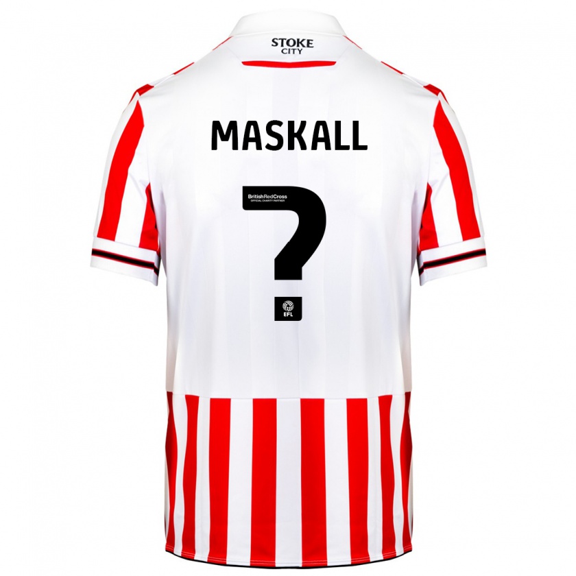 Kandiny Kinder Josh Maskall #0 Rot-Weiss Heimtrikot Trikot 2023/24 T-Shirt