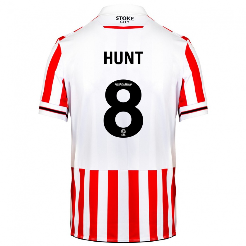 Kandiny Kinder Abby Hunt #8 Rot-Weiss Heimtrikot Trikot 2023/24 T-Shirt