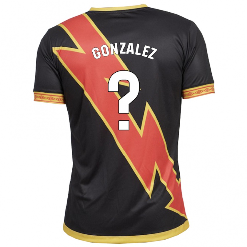 Kandiny Kinder Aitor González #0 Schwarz Auswärtstrikot Trikot 2023/24 T-Shirt