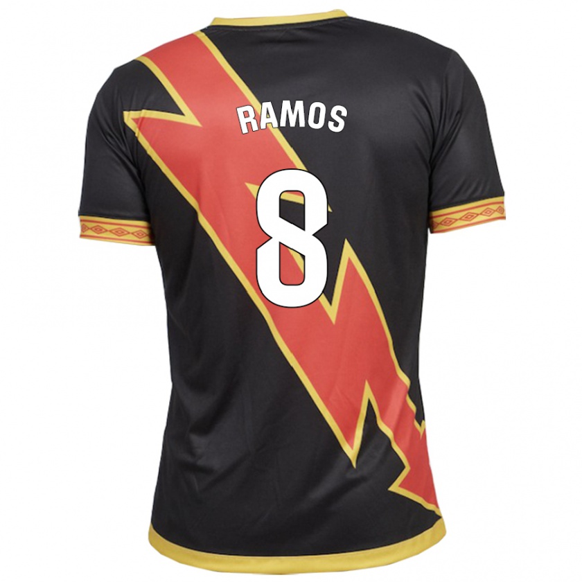 Kandiny Kinder Iván Ramos #8 Schwarz Auswärtstrikot Trikot 2023/24 T-Shirt