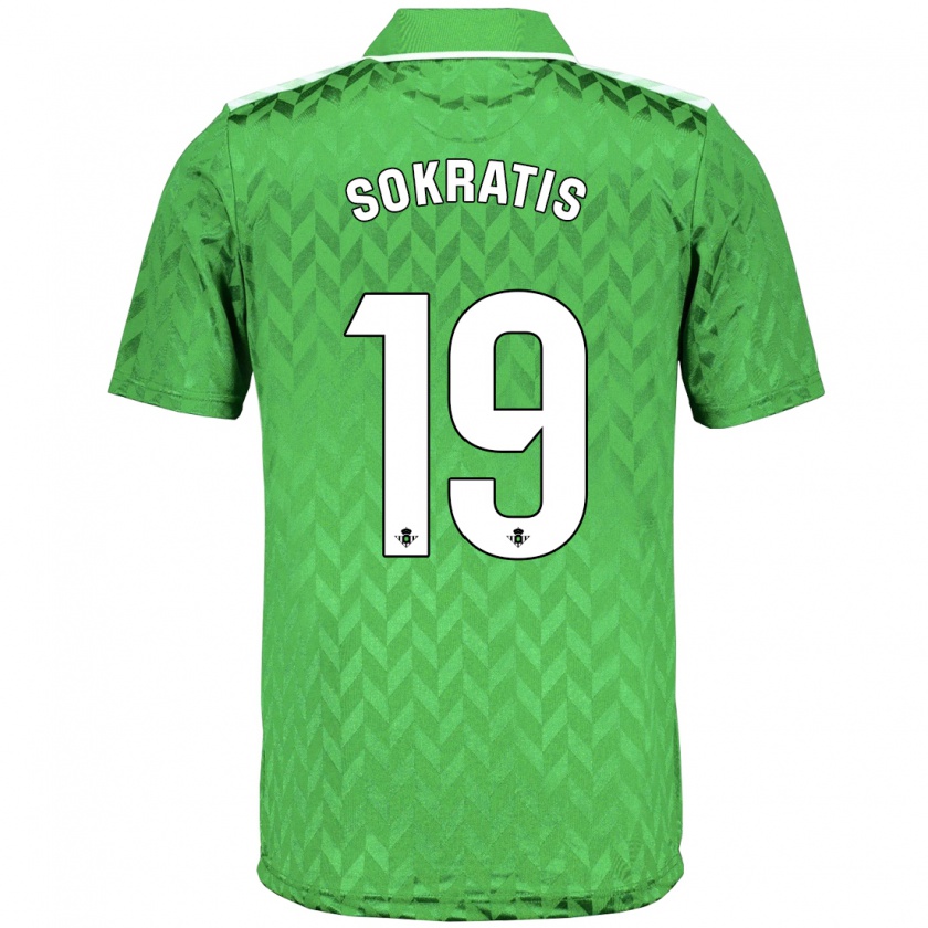 Kandiny Kinder Sokratis Papastathopoulos #19 Grün Auswärtstrikot Trikot 2023/24 T-Shirt