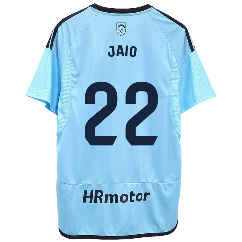 Kandiny Kinder Jaione Larraiotz Senosiain #22 Blau Auswärtstrikot Trikot 2023/24 T-Shirt