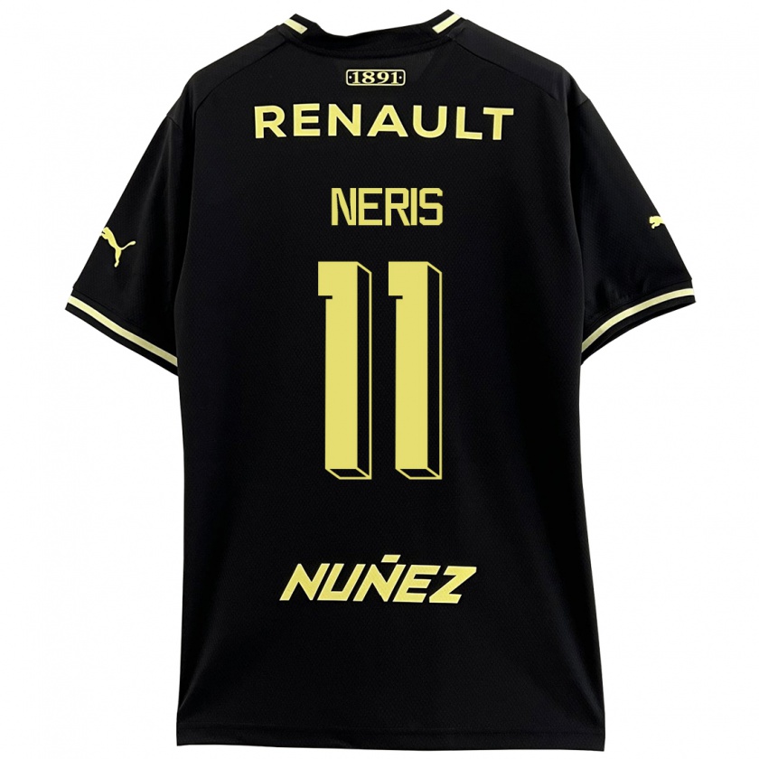 Kandiny Kinder José Neris #11 Schwarz Auswärtstrikot Trikot 2023/24 T-Shirt