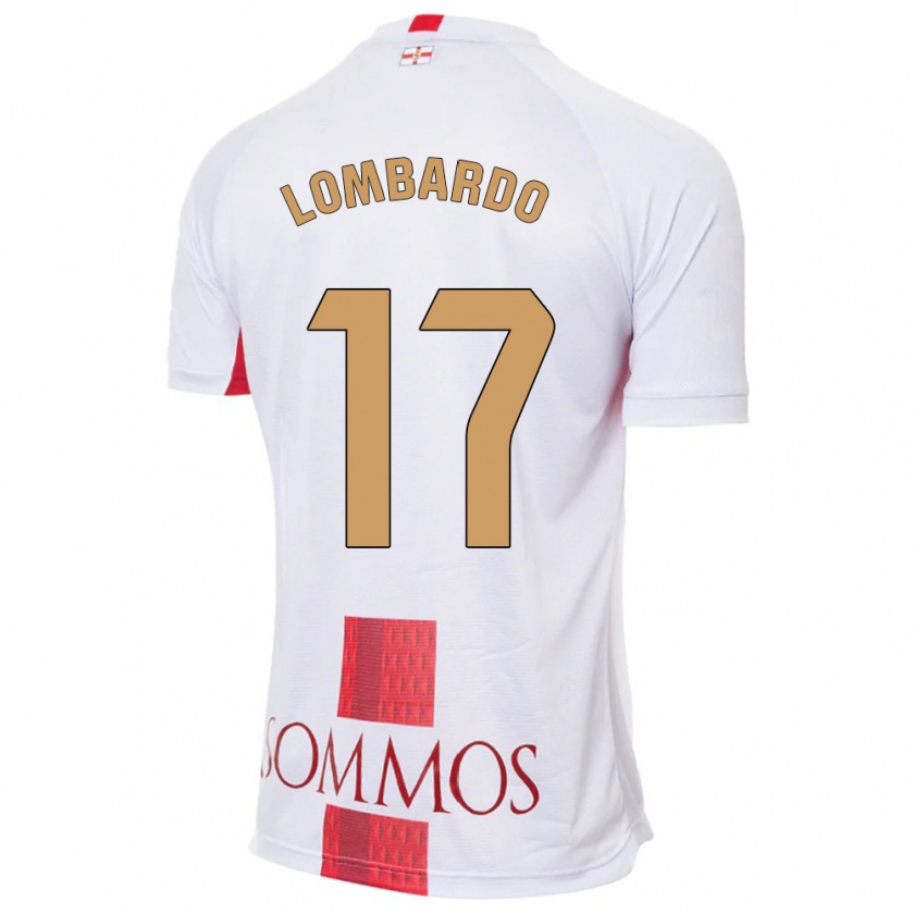 Kandiny Kinder Enzo Lombardo #17 Weiß Auswärtstrikot Trikot 2023/24 T-Shirt