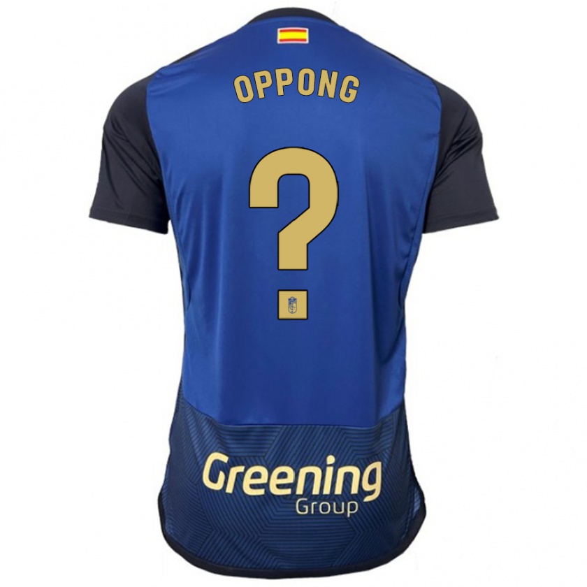 Kandiny Kinder Oscar Naasei Oppong #0 Marine Auswärtstrikot Trikot 2023/24 T-Shirt