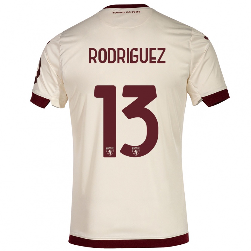 Kandiny Kinder Ricardo Rodríguez #13 Sekt Auswärtstrikot Trikot 2023/24 T-Shirt