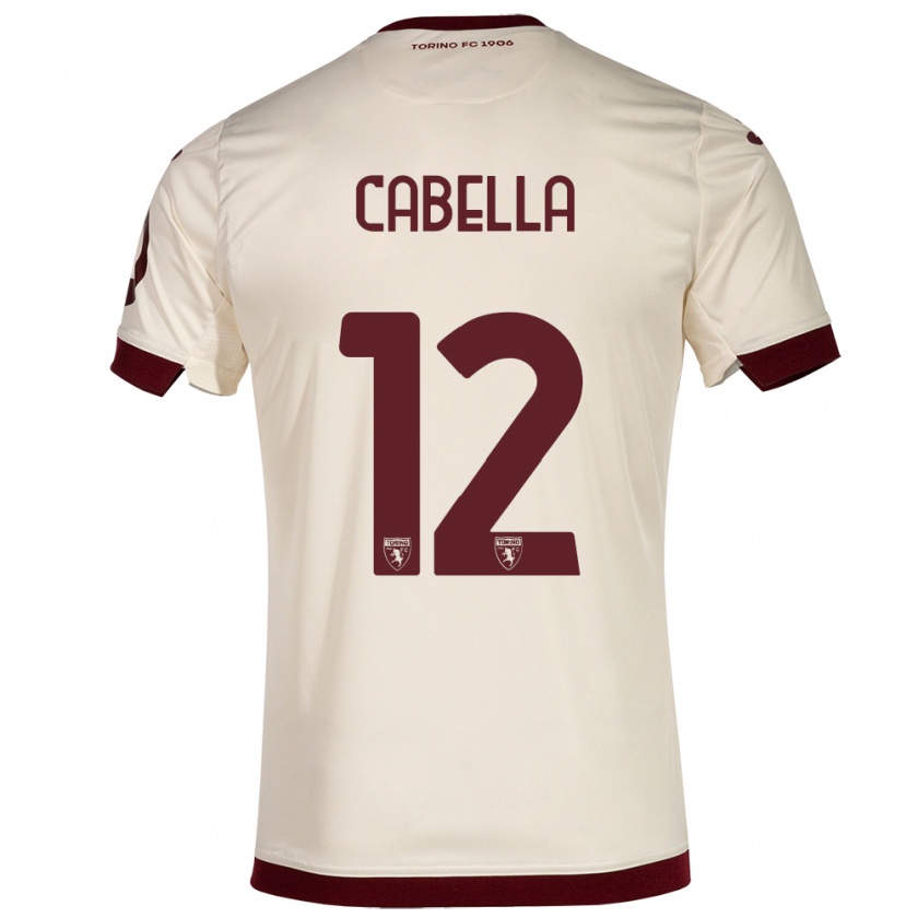 Kandiny Kinder Matteo Cabella #12 Sekt Auswärtstrikot Trikot 2023/24 T-Shirt