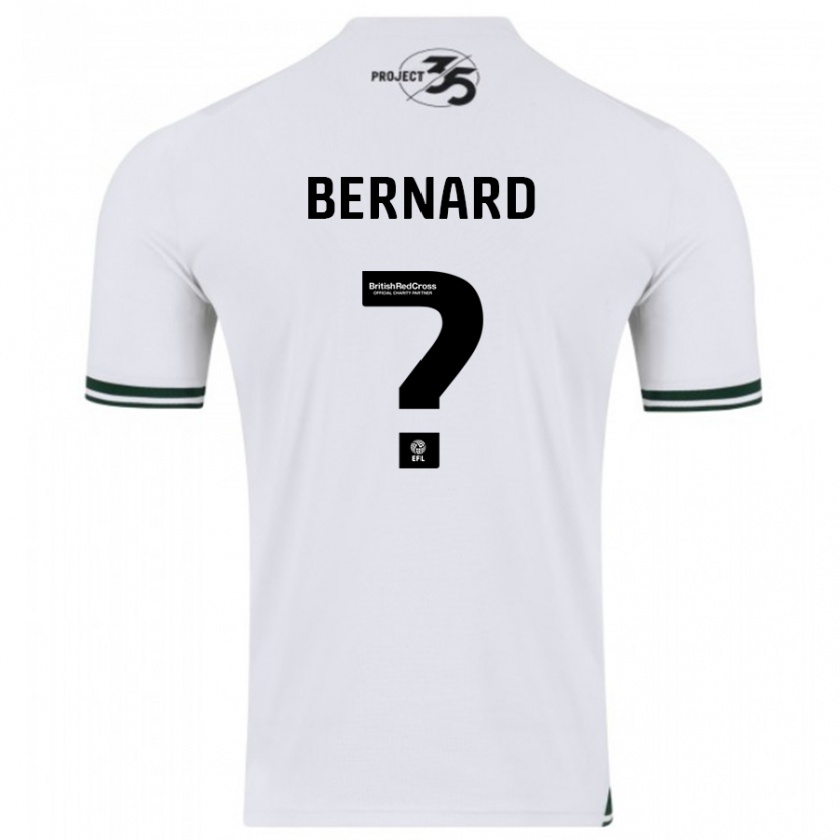 Kandiny Kinder Josh Bernard #0 Weiß Auswärtstrikot Trikot 2023/24 T-Shirt