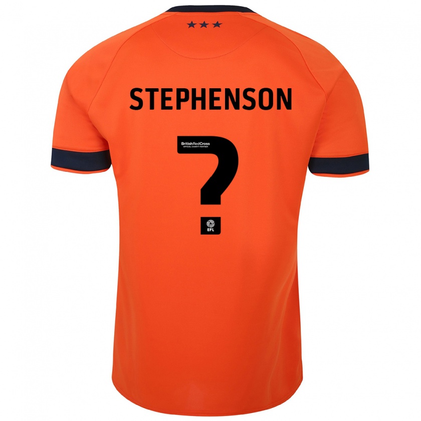 Kandiny Kinder Sean Stephenson #0 Orangefarben Auswärtstrikot Trikot 2023/24 T-Shirt