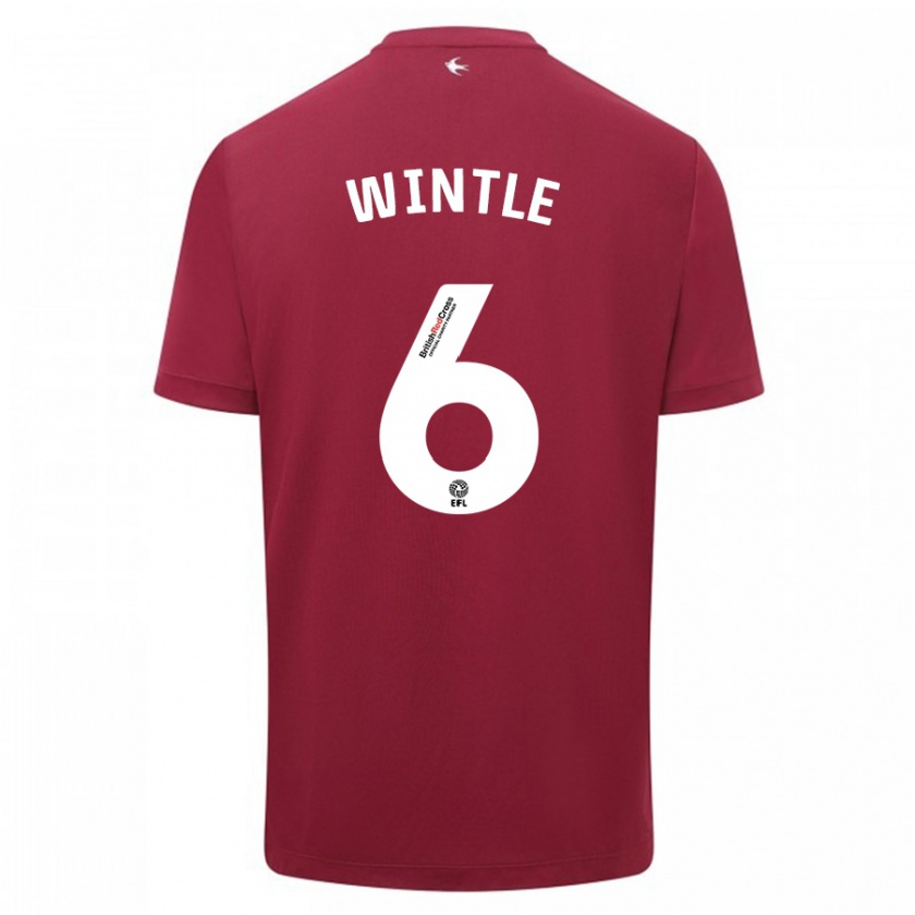 Kandiny Kinder Ryan Wintle #6 Rot Auswärtstrikot Trikot 2023/24 T-Shirt