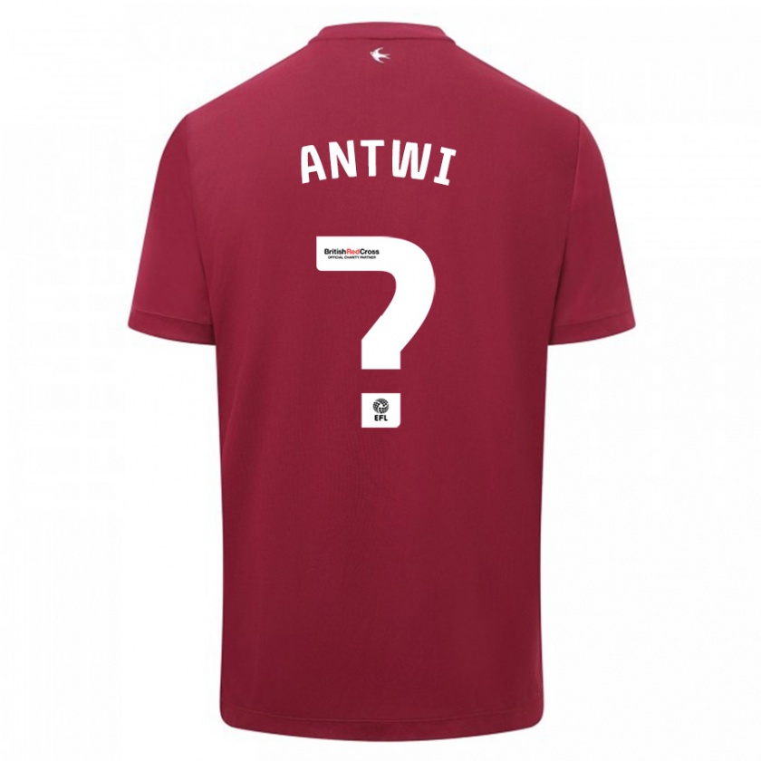 Kandiny Kinder Cameron Antwi #0 Rot Auswärtstrikot Trikot 2023/24 T-Shirt