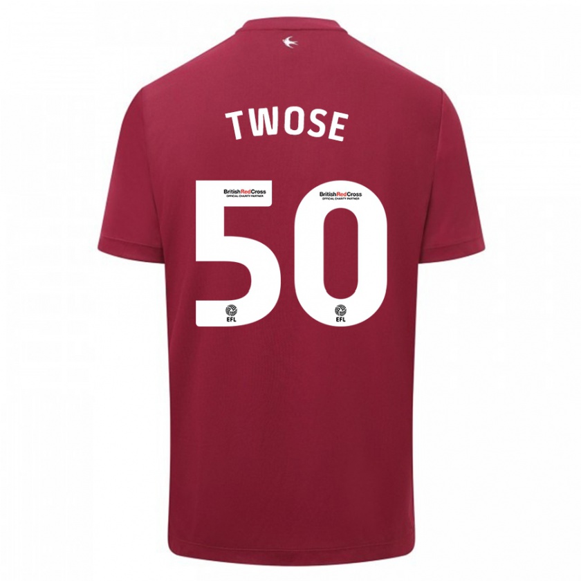 Kandiny Kinder Cody Twose #50 Rot Auswärtstrikot Trikot 2023/24 T-Shirt