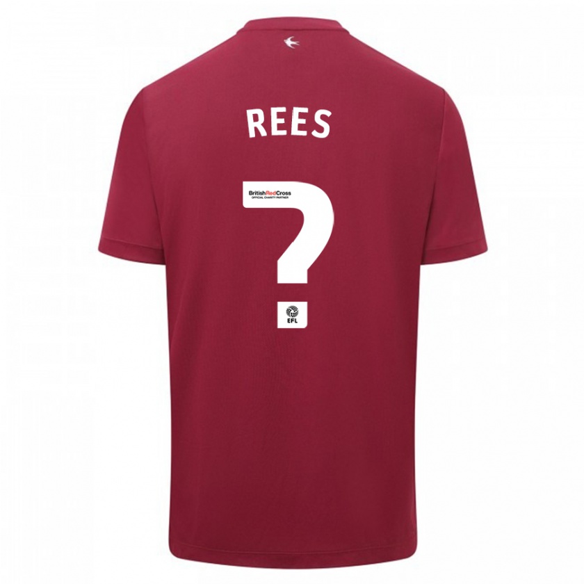 Kandiny Kinder Joe Rees #0 Rot Auswärtstrikot Trikot 2023/24 T-Shirt