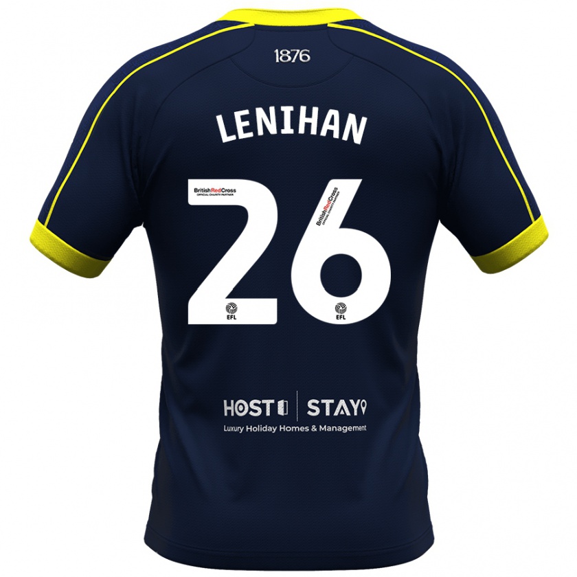 Kandiny Kinder Darragh Lenihan #26 Marine Auswärtstrikot Trikot 2023/24 T-Shirt