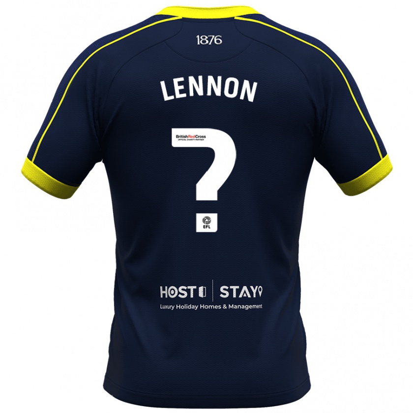 Kandiny Kinder Charlie Lennon #0 Marine Auswärtstrikot Trikot 2023/24 T-Shirt