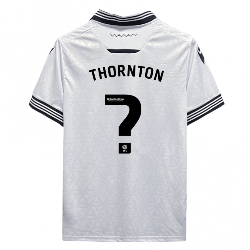 Kandiny Kinder Jarvis Thornton #0 Weiß Auswärtstrikot Trikot 2023/24 T-Shirt