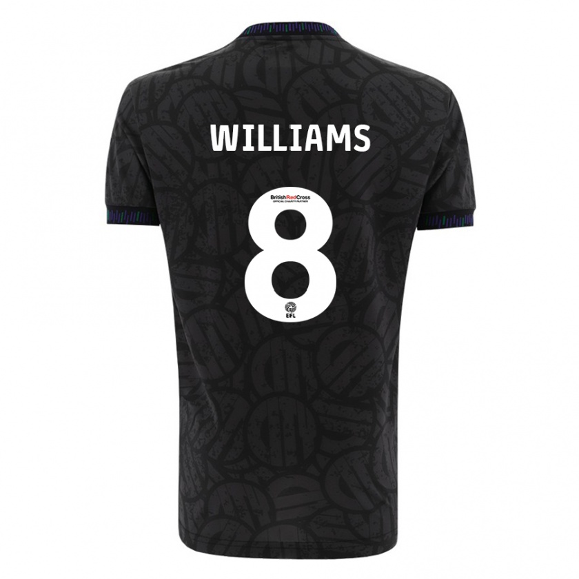 Kandiny Kinder Joe Williams #8 Schwarz Auswärtstrikot Trikot 2023/24 T-Shirt