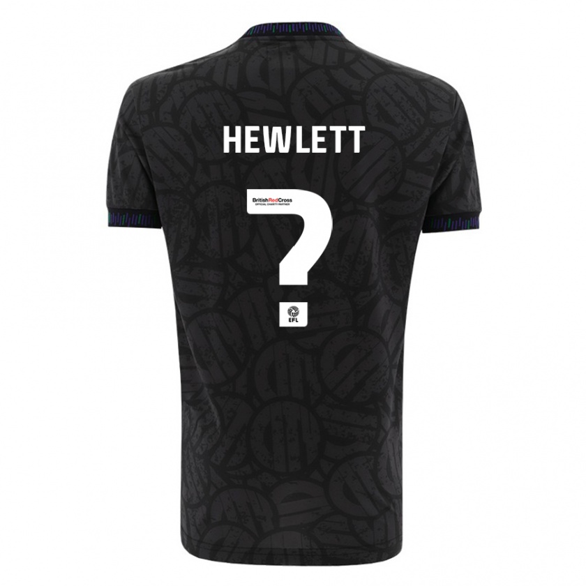 Kandiny Kinder Callum Hewlett #0 Schwarz Auswärtstrikot Trikot 2023/24 T-Shirt