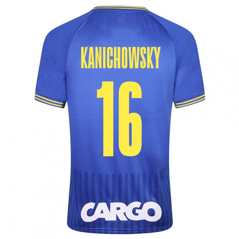 Kandiny Kinder Gabi Kanichowsky #16 Blau Auswärtstrikot Trikot 2023/24 T-Shirt