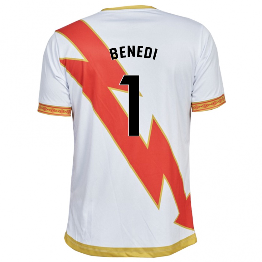 Kandiny Herren Miguel Benedi #1 Weiß Heimtrikot Trikot 2023/24 T-Shirt