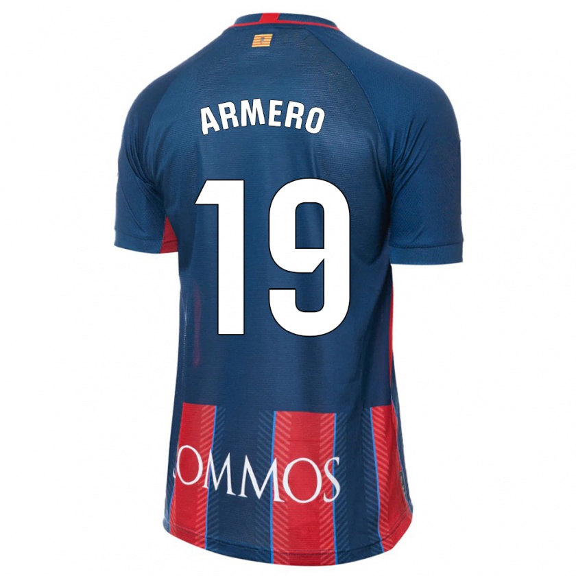 Kandiny Herren Sergi Armero #19 Marine Heimtrikot Trikot 2023/24 T-Shirt