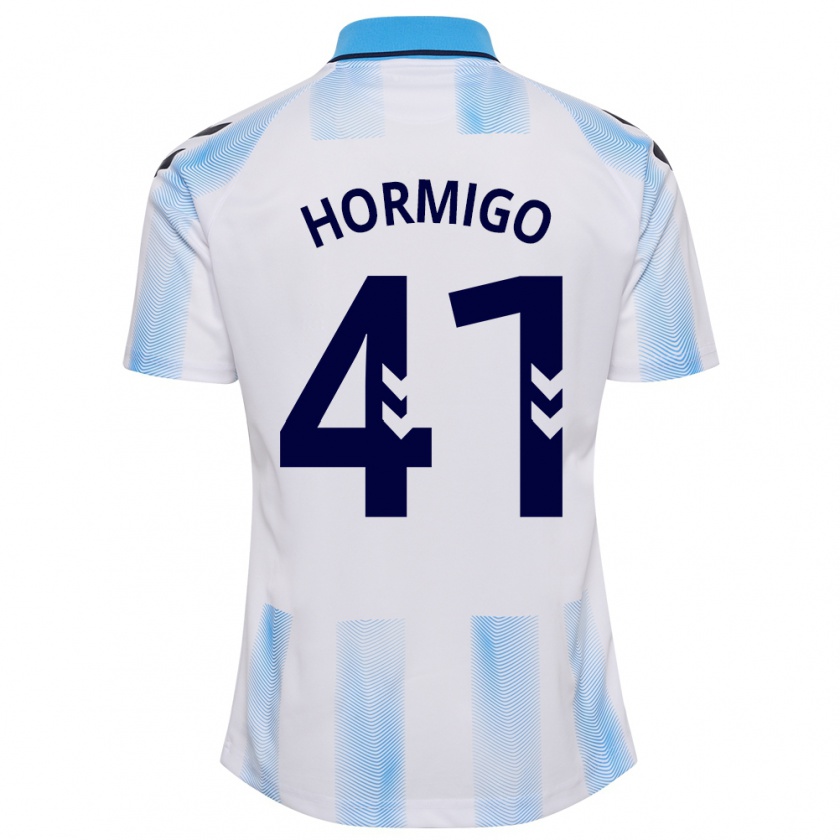 Kandiny Herren Cintia Hormigo #41 Weiß Blau Heimtrikot Trikot 2023/24 T-Shirt