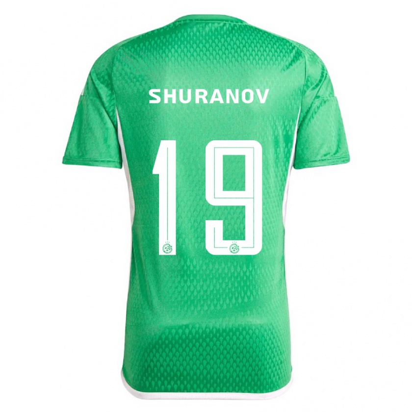 Kandiny Herren Erik Shuranov #19 Weiß Blau Heimtrikot Trikot 2023/24 T-Shirt