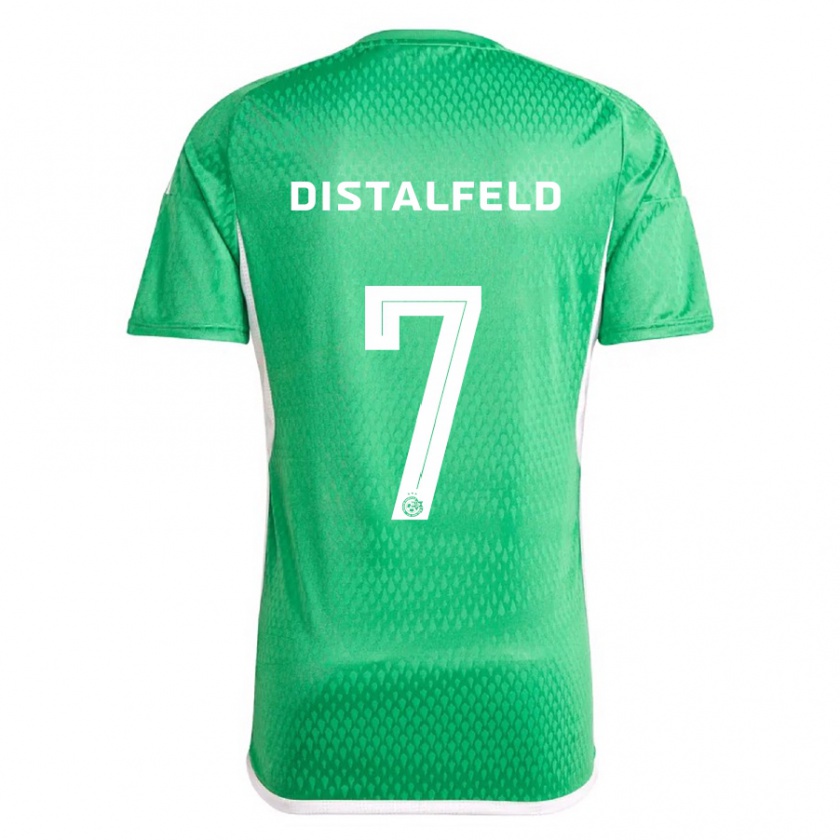 Kandiny Herren Yanai Distalfeld #7 Weiß Blau Heimtrikot Trikot 2023/24 T-Shirt