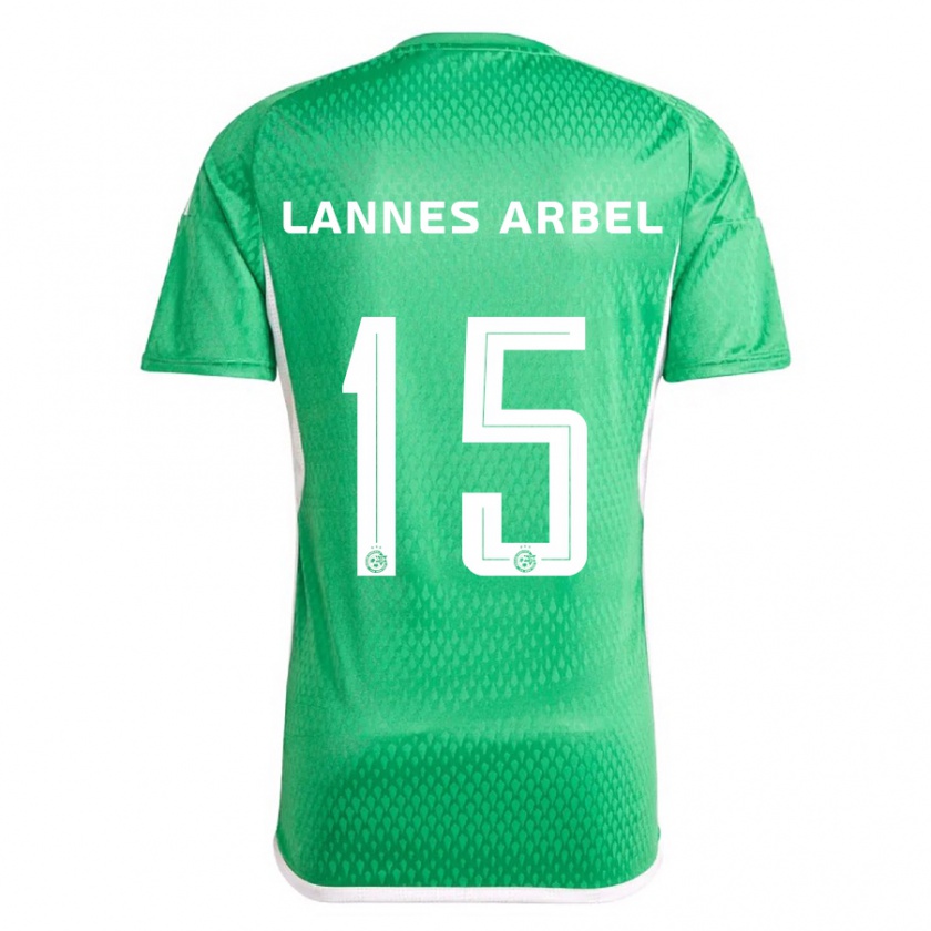 Kandiny Herren Tomer Lannes Arbel #15 Weiß Blau Heimtrikot Trikot 2023/24 T-Shirt