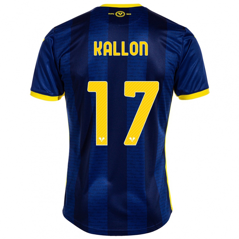 Kandiny Herren Yayah Kallon #17 Marine Heimtrikot Trikot 2023/24 T-Shirt