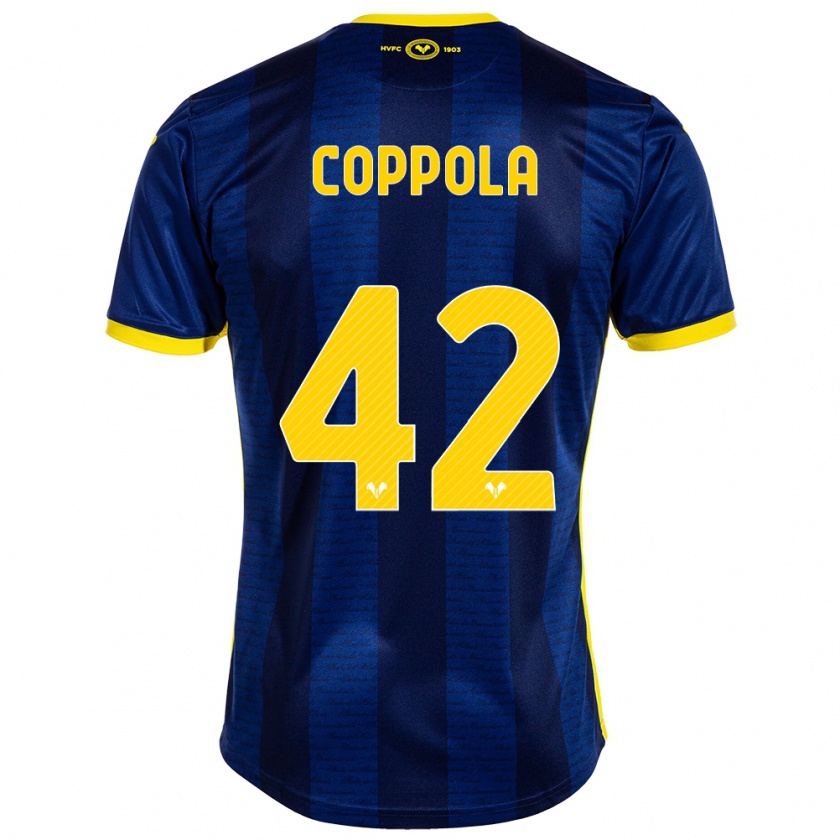 Kandiny Herren Diego Coppola #42 Marine Heimtrikot Trikot 2023/24 T-Shirt