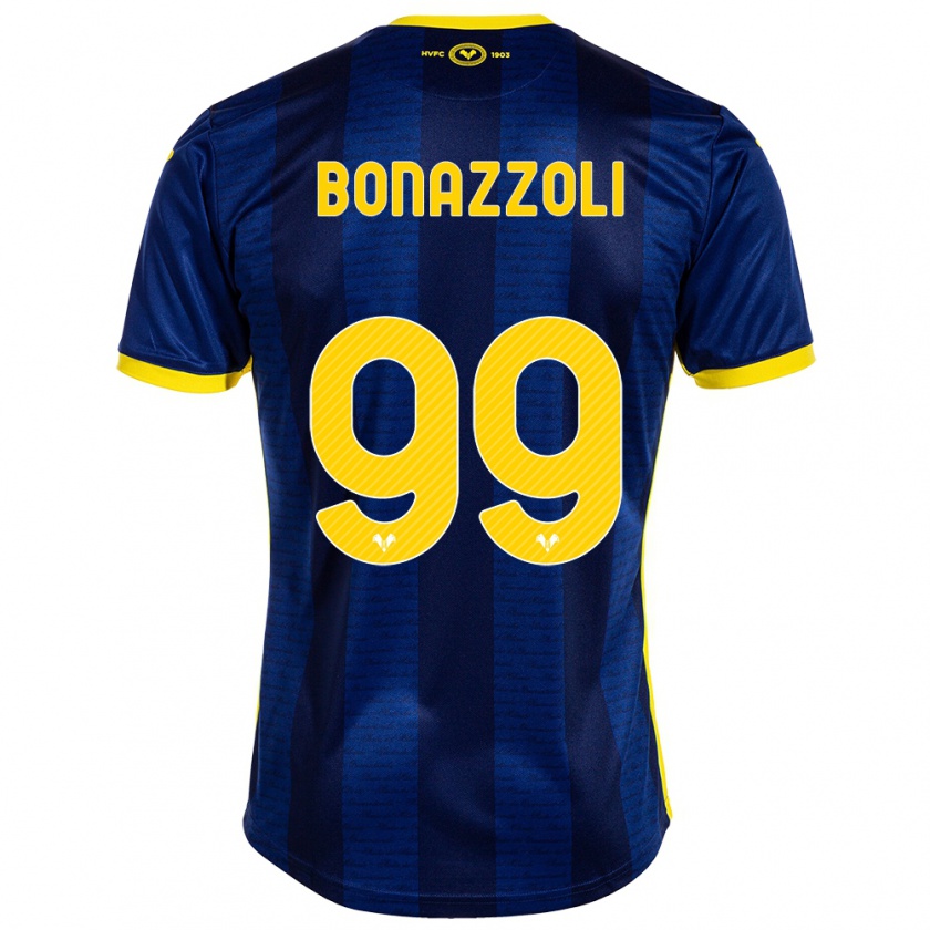 Kandiny Herren Federico Bonazzoli #99 Marine Heimtrikot Trikot 2023/24 T-Shirt