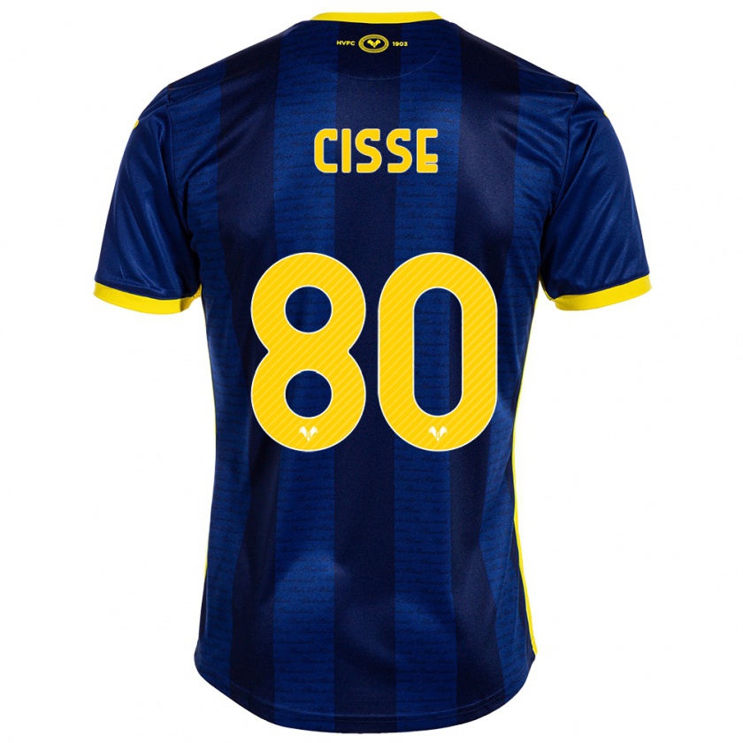 Kandiny Herren Alphadjo Cissè #80 Marine Heimtrikot Trikot 2023/24 T-Shirt