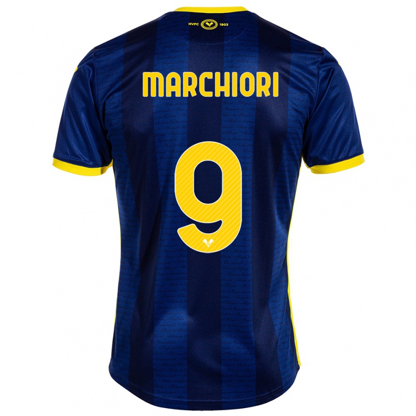 Kandiny Herren Giorgia Marchiori #9 Marine Heimtrikot Trikot 2023/24 T-Shirt